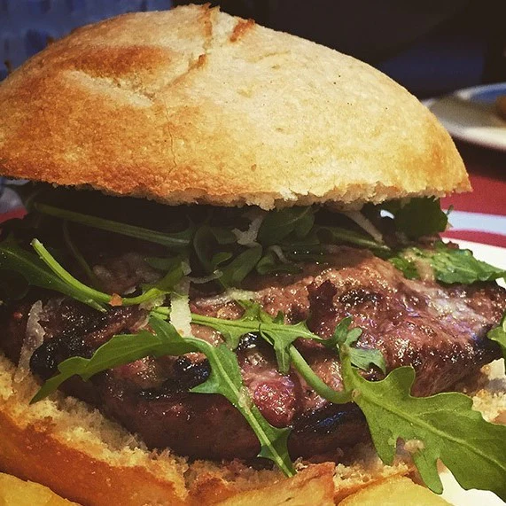 Hamburguesa de buey